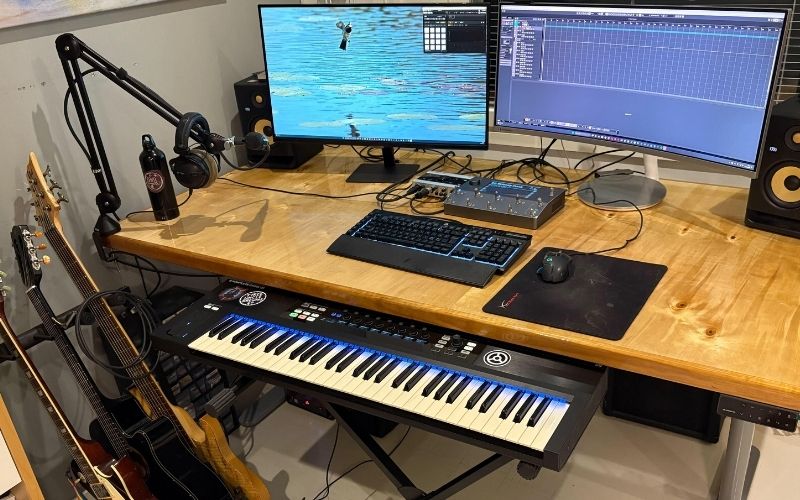 Chuẩn bị trước các thiết bị để kết nối piano với máy tính
