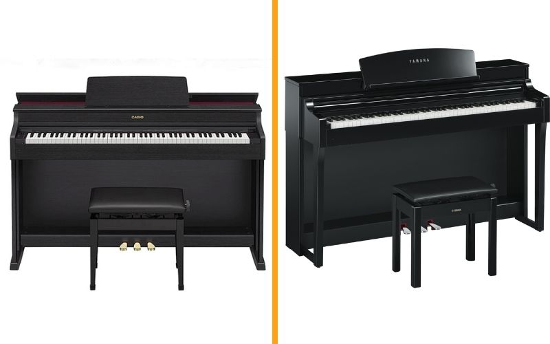 Nên mua đàn piano điện Casio hay Yamaha