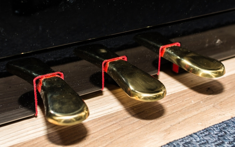Bàn đạp piano điện với tính năng nhấn nửa hành trình điều phối độ ngân