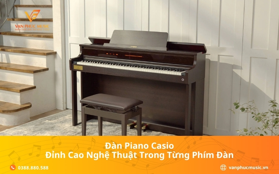 Đàn piano Casio: Đỉnh cao nghệ thuật trong từng phím đàn