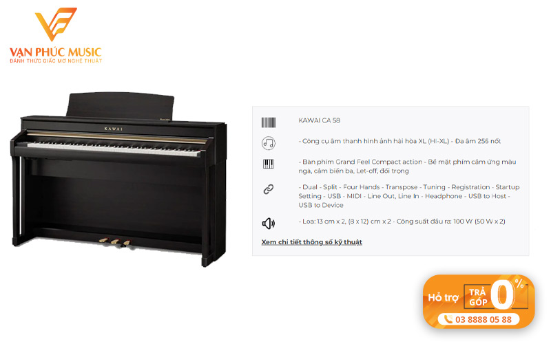 thong-so-ky-thuat-dan-piano-kawai-ca-58r