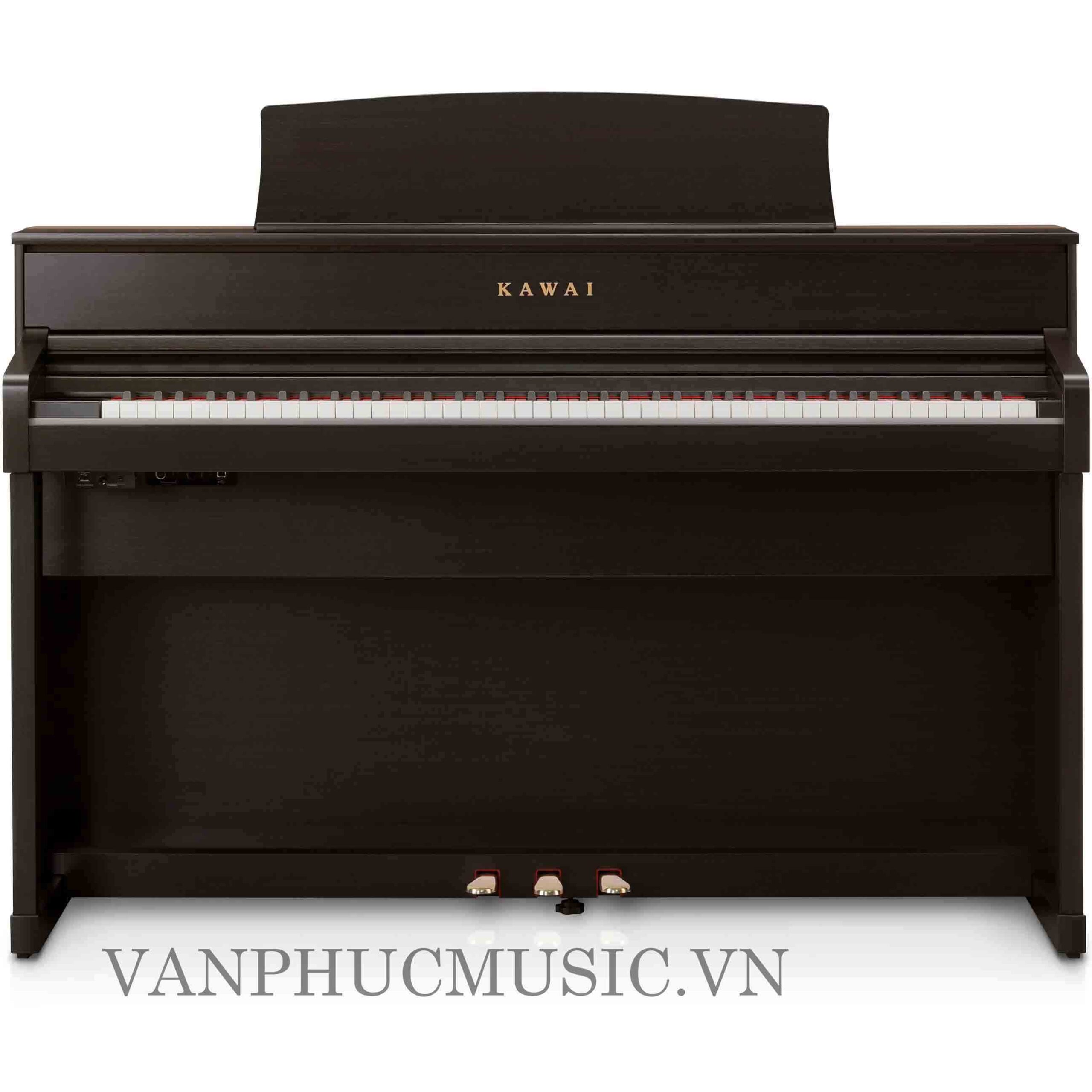 Xem chi tiết piano điện Kawai CA701 R Đàn piano điện Kawai CA701 màu gỗ hồng sắc