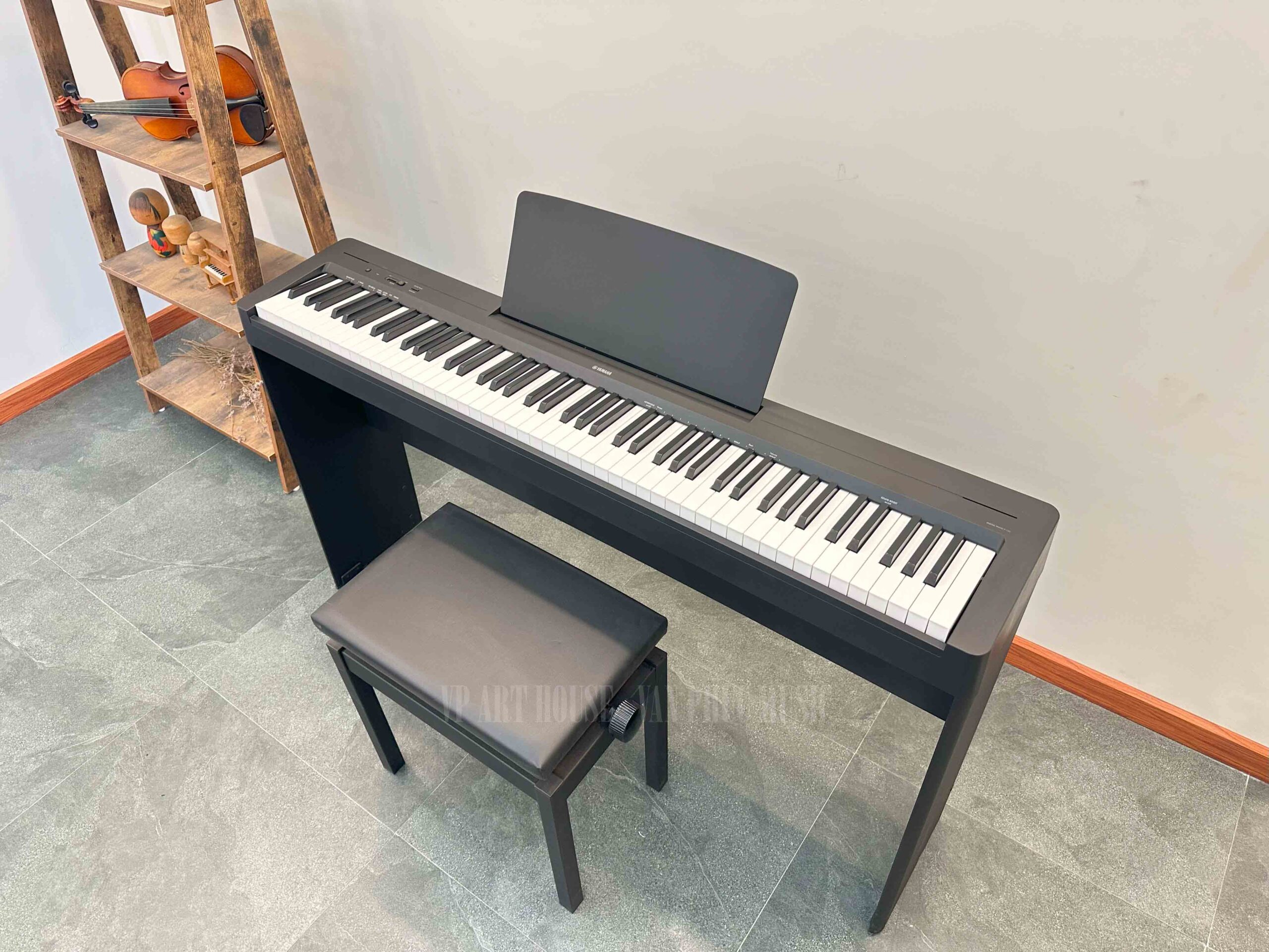 Xem chi tiết đàn piano Yamaha P-145 B Đàn piano điện Yamaha P-145 màu đen mờ tại cửa hàng piano