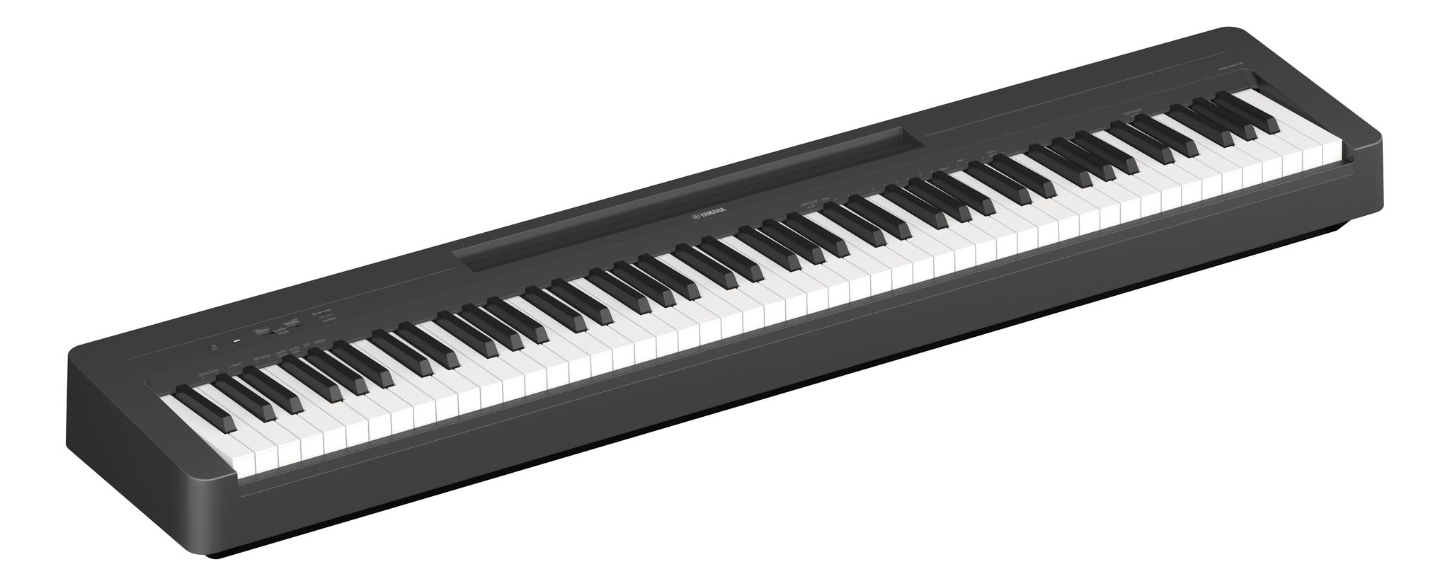 Đàn piano điện Yamaha P-145 màu đen với thiết kế nhỏ gọn, hiện đại