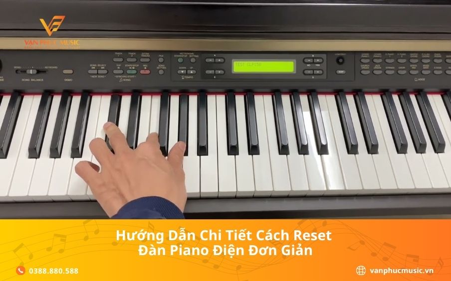 Hướng dẫn chi tiết cách reset đàn piano điện đơn giản