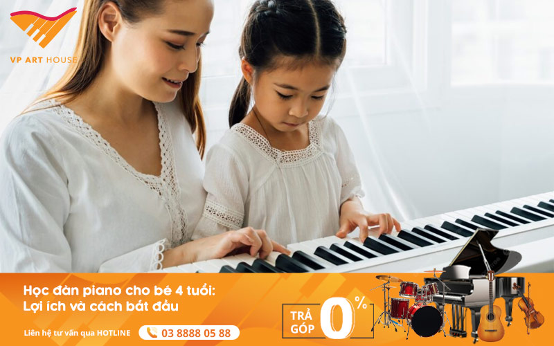 Học đàn piano cho bé 4 tuổi: Lợi ích và cách bắt đầu