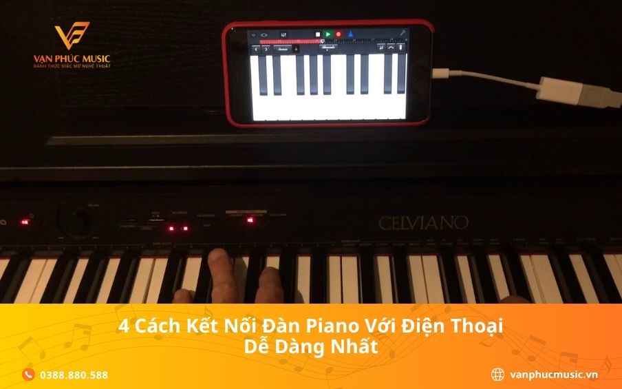 4 cách kết nối đàn piano với điện thoại dễ dàng nhất