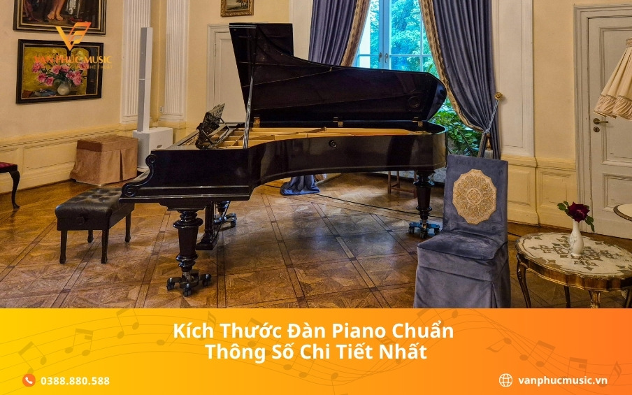 Kích thước đàn piano chuẩn: Thông số chi tiết nhất
