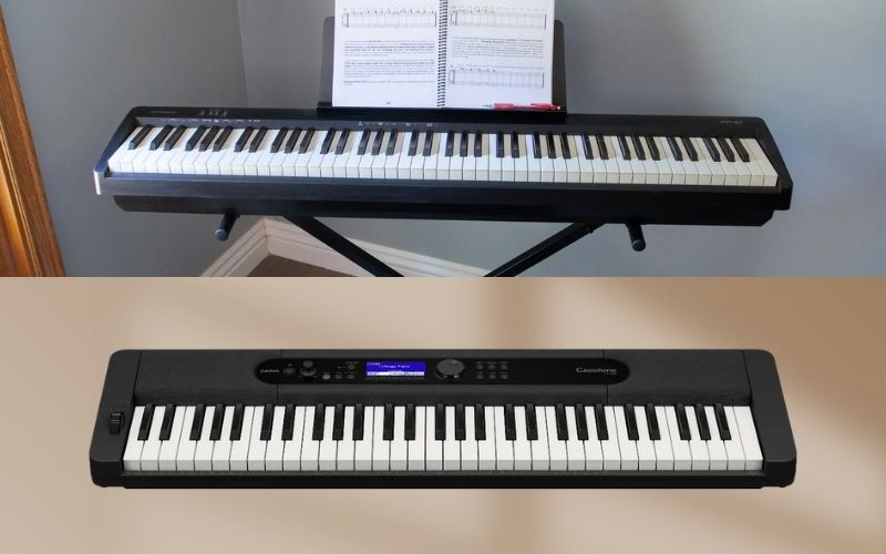 Piano điện và organ khác nhau số lượng phím