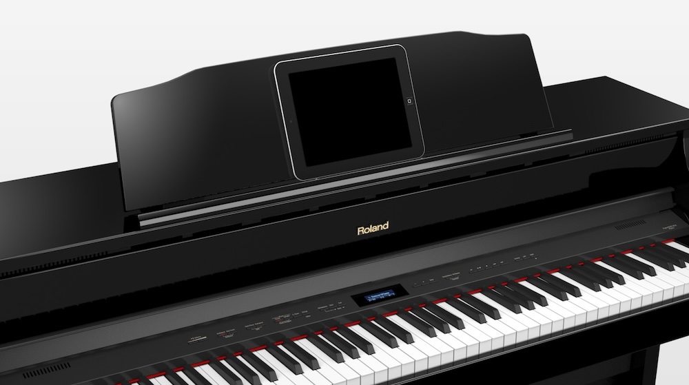 Roland HP 508 GP B ket noi Ipad Roland HP 508 GP B giúp người chơi dễ dàng kết nối với các thiết bị điện tử như Ipad,... tối ưu trải nghiệm thực hành và chơi đàn