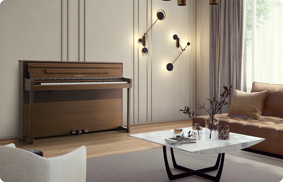 Kawai CA 901 màu nâu gỗ cổ điển Đàn piano điện Kawai CA 901 màu nâu cổ điển