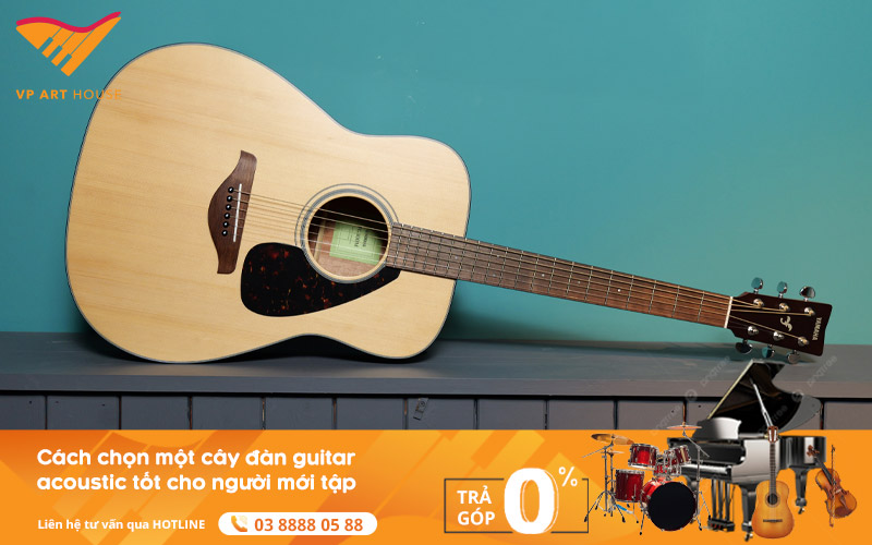 Cách chọn một cây đàn guitar acoustic tốt cho người mới tập
