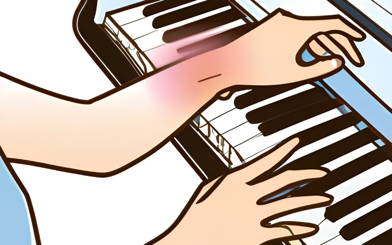 Hội chứng ống cổ tay là chấn thương khi chơi piano