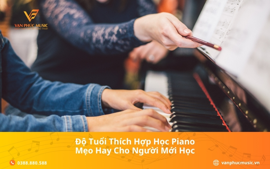 Độ tuổi thích hợp học piano