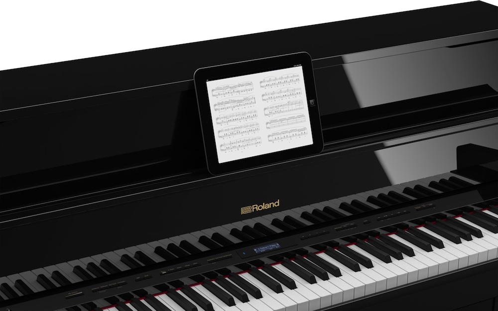 Roland HP-605 GP CB ket noi Bluetooth