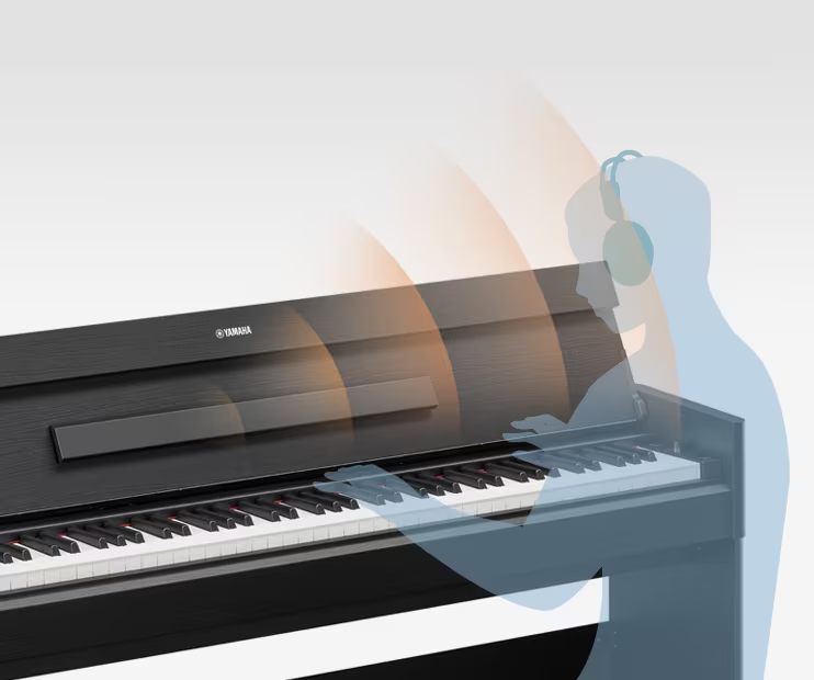 Với IAC, YDP-S54 cung cấp các chức năng tiện lợi khi bạn không thể luôn chơi piano ở âm lượng lớn
