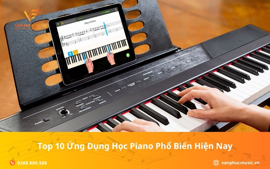 Top 10 ứng dụng học Piano phổ biến nhất hiện nay