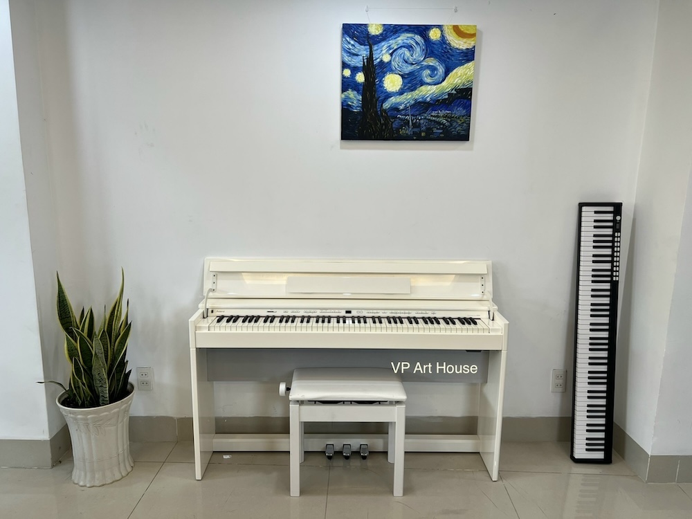 Xem chi tiết đàn piano Roland DP 90S PW Đàn piano điện Roland DP 90S màu trắng bóng