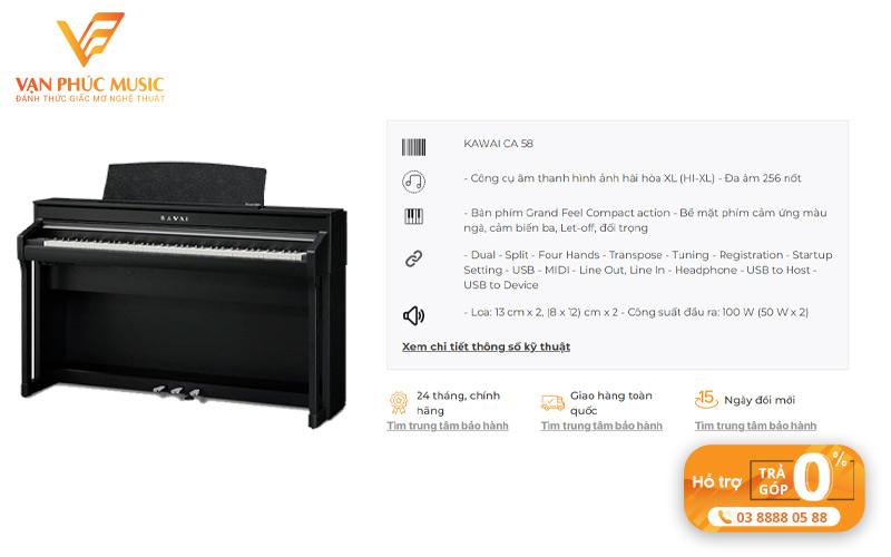 thong-so-ky-thuat-dan-piano-kawai-ca-58b