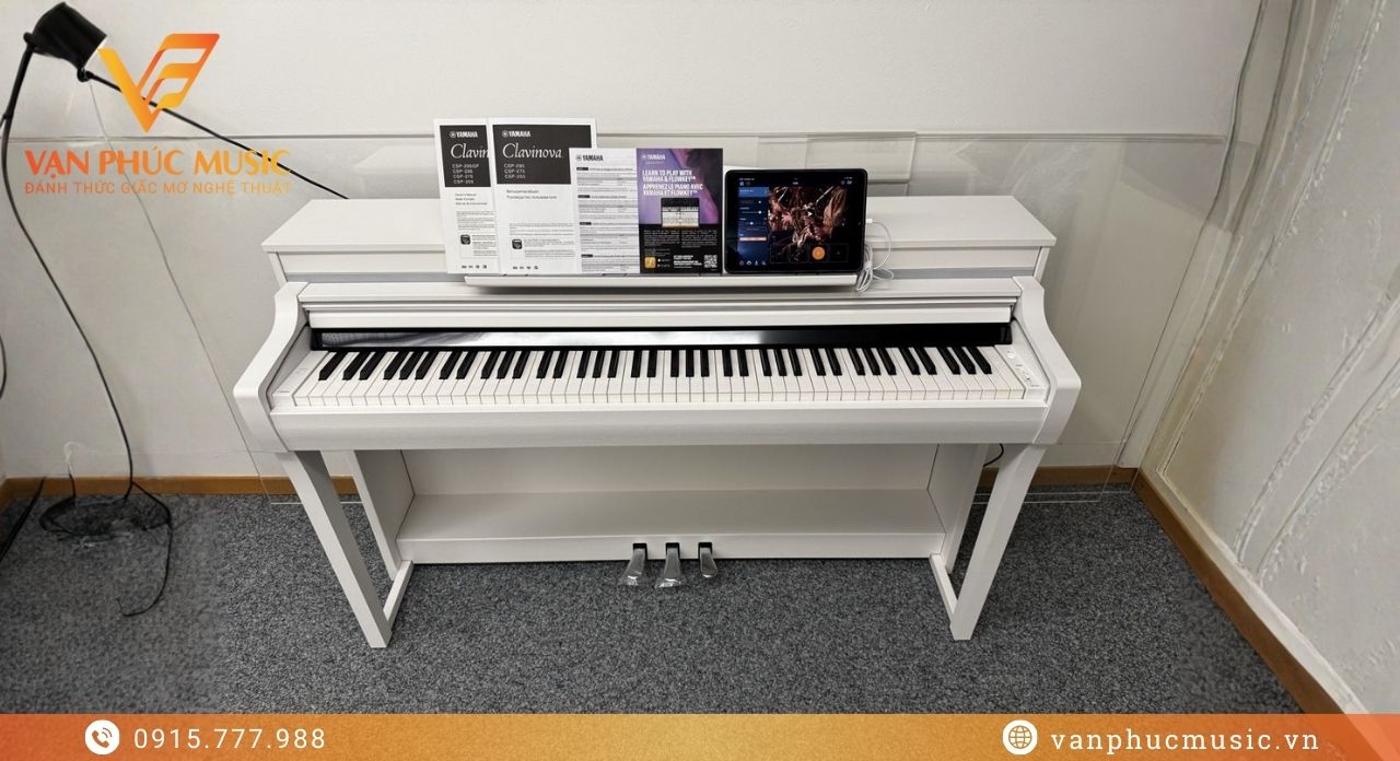 YAMAHA CSP 275WH white