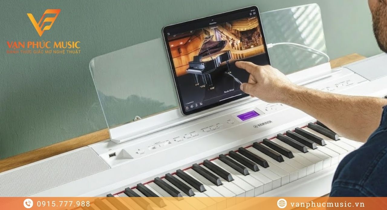 digital piano yamaha p 525wh