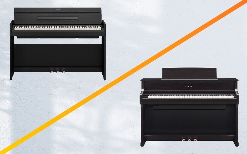 Arius và Clavinova đều do Yamaha Corporation sản xuất
