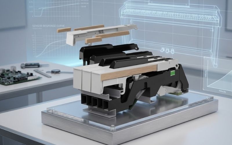 Cơ chế phím là yếu tố quan trọng khi chọn đàn piano điện