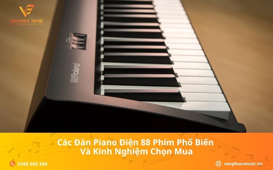 Các Đàn Piano Điện 88 Phím Phổ Biến Và Kinh Nghiệm Chọn Mua