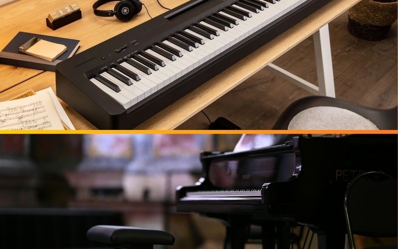 So sánh đàn piano điện Portable và Console