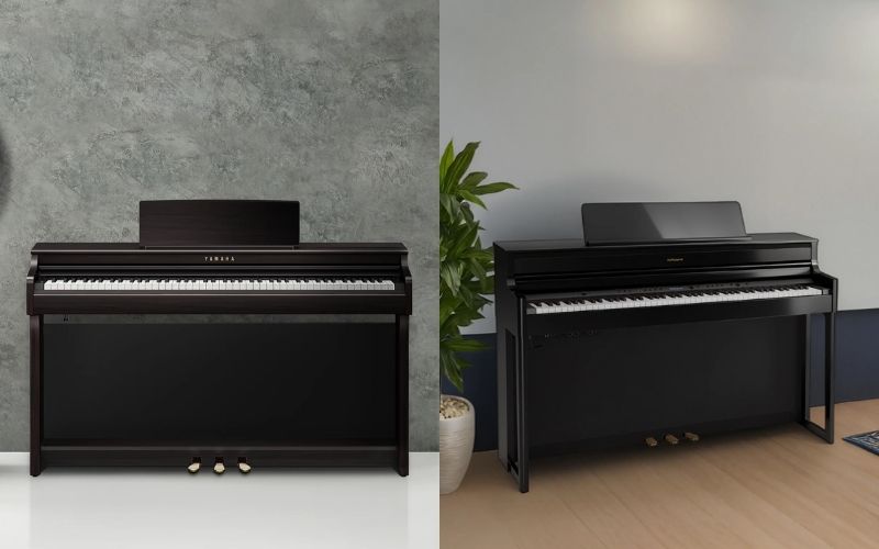 Yamaha Clavinova CLP, Roland HP series thuộc phân khúc cao cấp