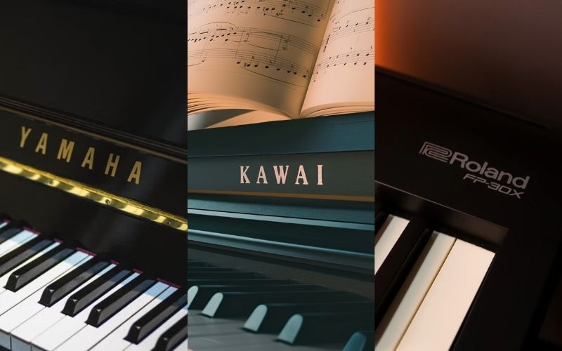 Yamaha, Kawai và Roland là ba nhà sản xuất piano có vị thế