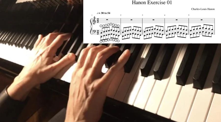 Bộ Hanon giúp rèn luyện tính độc lập của từng ngón