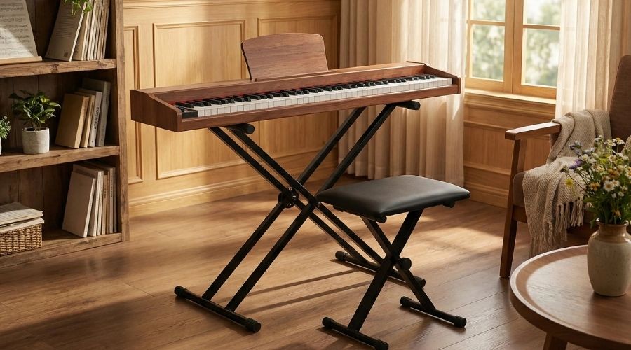 Đặt đàn trên giá giúp thoát nhiệt và giảm bụi
