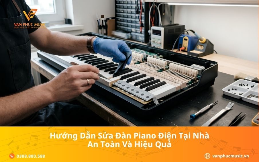 Hướng Dẫn Sửa Đàn Piano Điện Tại Nhà An Toàn Và Hiệu Quả
