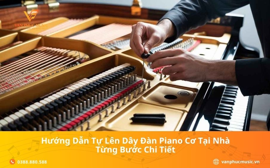 Hướng Dẫn Tự Lên Dây Đàn Piano Cơ Tại Nhà Từng Bước Chi Tiết