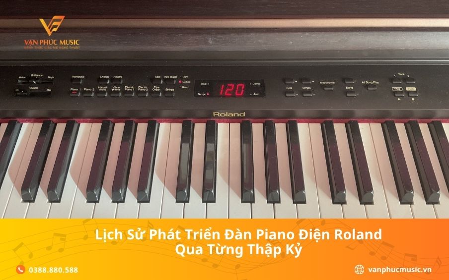 Lịch Sử Phát Triển Đàn Piano Điện Roland Qua Từng Thập Kỷ
