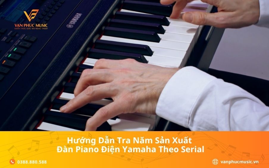 Hướng Dẫn Tra Năm Sản Xuất Đàn Piano Điện Yamaha Theo Serial
