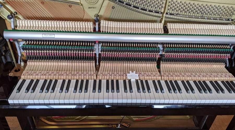 Piano tiêu chuẩn có 88 búa từ trầm đến cao