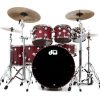 Trống Cơ DW Collector’s Series Purpleheart Lacquer 7-Pcs Shell Pack – Gloss Natural with Nickel Hardware