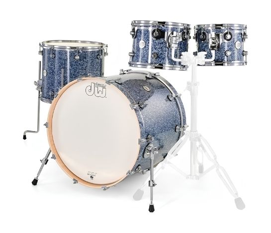 Trống cơ DW Design Series 4-Pcs Shell Pack – Blue Granite, Limited Finish