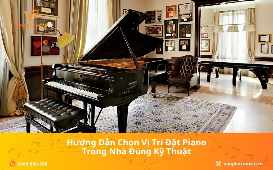 Hướng Dẫn Chọn Vị Trí Đặt Piano Trong Nhà Đúng Kỹ Thuật