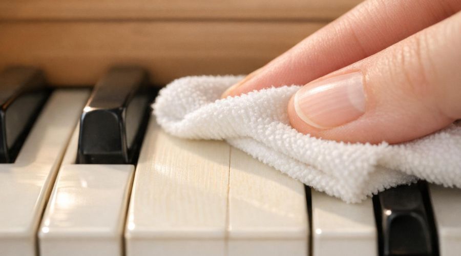 "Chuyển đàn đến nơi khô ráo, lau sạch bề mặt