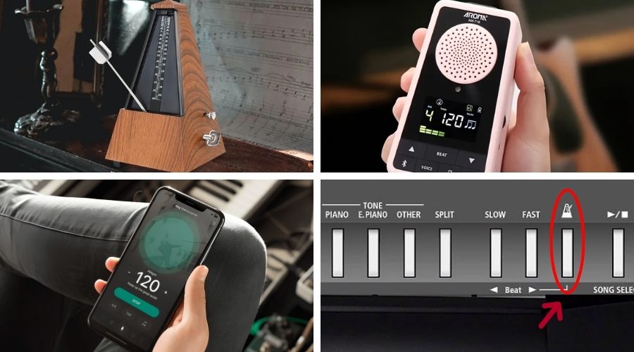 Metronome hiện nay có nhiều hình thức khác nhau