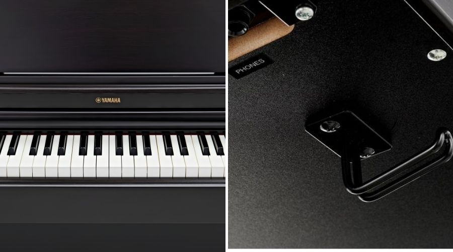 YDP-165 có móc treo tai nghe, kẹp giữ sách
