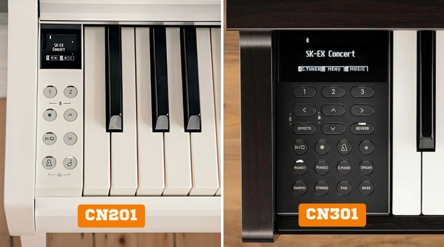 Âm thanh, tiện ích CN301 nâng cấp hơn CN201