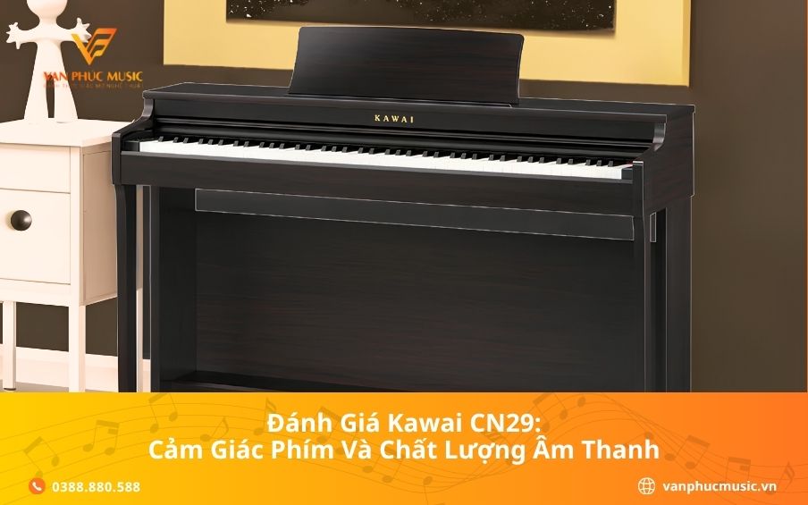 Đánh Giá Kawai CN29: Cảm Giác Phím Và Chất Lượng Âm Thanh